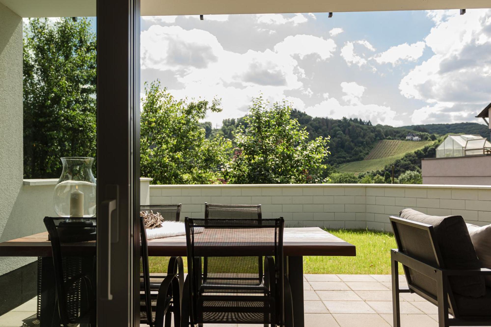 Luxusferienwohnung Moselruhe Bullay Mit Grosser Terrasse Und Schoenem Ausblick Экстерьер фото